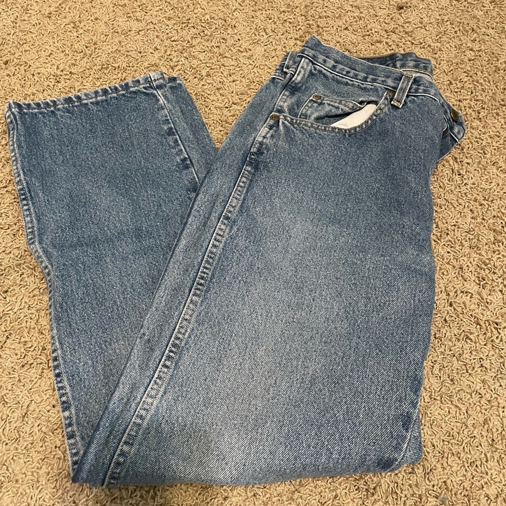 wrangler blue jeans size 33 x 32/8